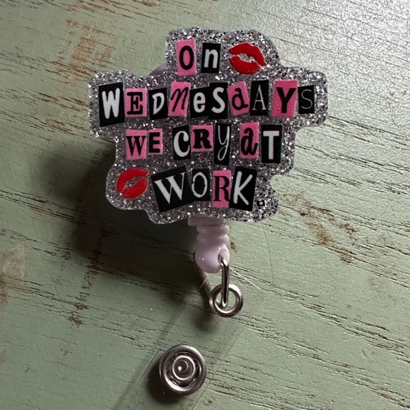 Jewelry - “Mean Girls” badge reel.